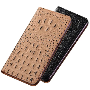 Krokodíl pravej kože telefón prípade kreditnej karty, držiak pre Samsung Galaxy A51 A21 A31 A41 A11 A70E A71 A91 M31 M21 telefón taška