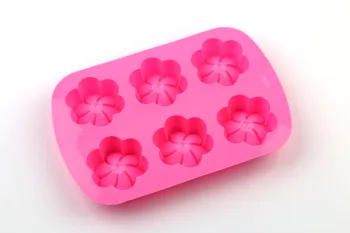 NOVÝ Kvet Tvar Silikónové Mydlo flower tortu pečenie nástroj muffin cupcake jello puding ice plesne pečivo, sušienky pečenie
