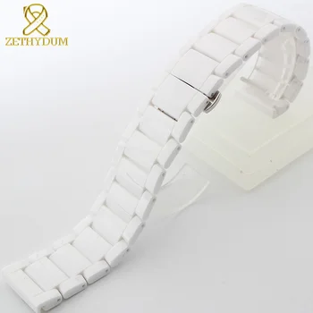 Keramické watchband 22 mm dlhšie, hodinky, náramok, remienok pre huawei moto360 sledovať kapela nie fade sledovať príslušenstvo Motýľ pracka