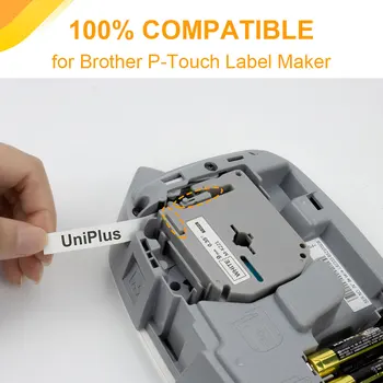 UniPlus 10PK MK-221 Farebné Označenie Páskou Nastaviť 9 mm Kompatibilný Brat Label Maker MK Páska Tlačiarne MK421 MK521 MK621 MK721 PT Maker