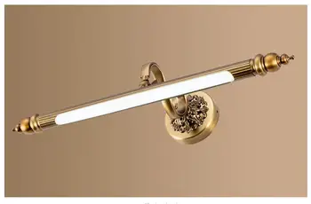 48 CM/57CM/68 CM Kúpeľňa Zrkadlo, Lampa Nepremokavé Retro-Bronz Kabinetu, Zrkadlo na líčenie Svetlá Led Nástenné svietidlo Svietidlo LED Svetlo Nástenné Svietidlo