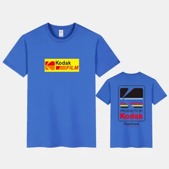 2020 Lete Kodak Písmeno T-shirt Muži Ženy bežné tričko Voľne Žijúcich Krátke rukáv Tričko pánske oblečenie Bavlna topy čaj