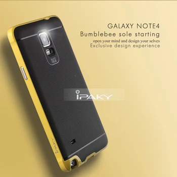 Pre sumsang Galaxy Note4 Vysokej kvality ipaky značky prípade telefón shell silikónový ochranný obal telefón pre galaxy note 4