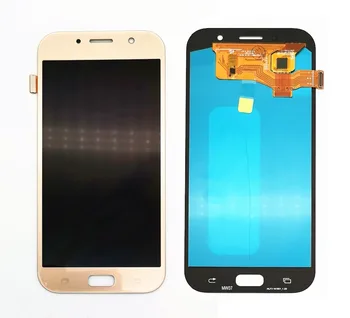 Super AMOLED Displej Pre Samsung Galaxy A7 2017 A720 A720F A720M LCD Displej Dotykový Displej Digitalizátorom. Montáž