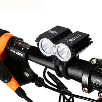 Nepremokavé Predné Svetlo na Bicykel T6 LED Cyklistické svetlo s Batériu a Nabíjačku Vonkajšie Cyklistika, Camping Horák